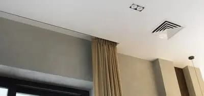 Ниша для штор в натяжном потолке