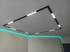 Парящие натяжные потолки с подсветкой