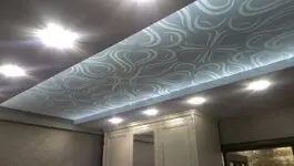 Многоуровневый потолок с подсветкой