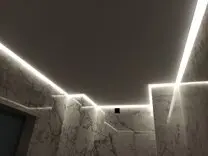 Парящий потолок в ванной